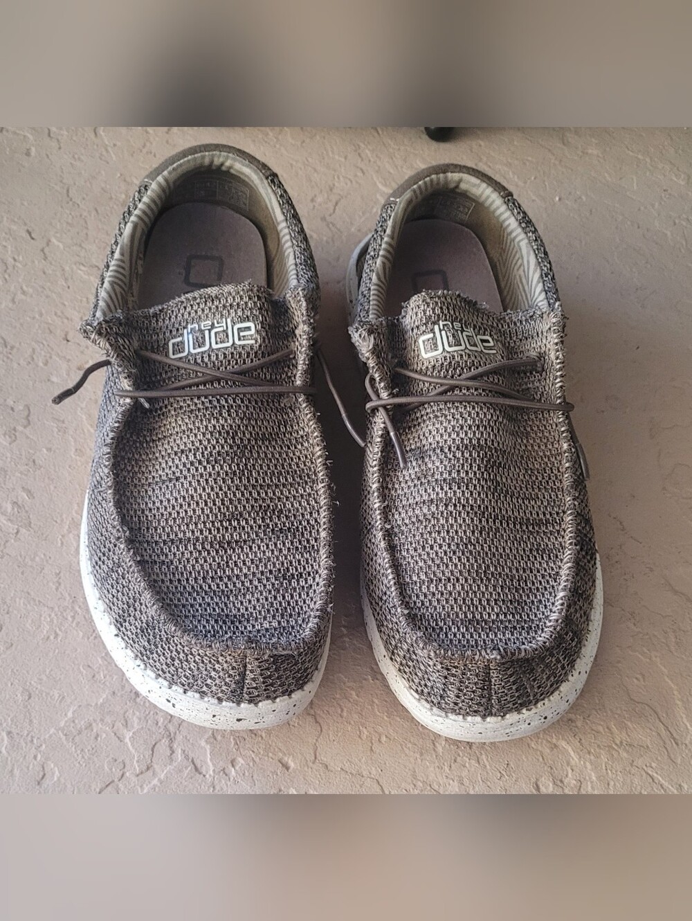 Size 9 HEY DUDE Wally Sox Brown Men Loafers